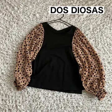 DOS DIOSAS 도스디오사스 [ 미사용 ] 일본제 레오파드 무늬 절개