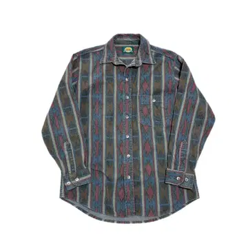 90s Cabelas 카벨라스 네이티브 무늬 샤모아크로스 셔츠 긴팔 L
