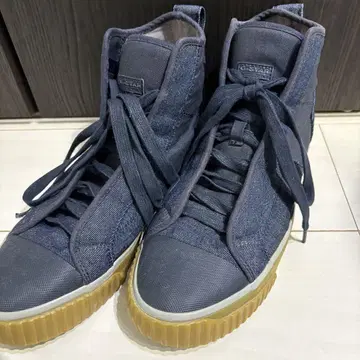 [ G-STAR RAW ] 데님 하이컷 스니커즈 42