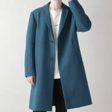 시착만 한 상품 RAGEBLUE 코트 그린 오버 사이즈 울 롱