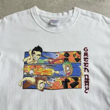 2000s 그린 데이 T셔츠 그린 데이