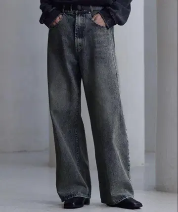 CLEL 리프 스트레이트 데님 팬츠 블루 계열(빈티지 블루) XS