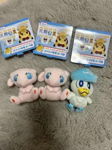 뮤우 쿠와스 봉제 인형 3체 세트