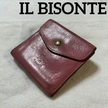 [레어 컬러] IL BISONTE 일 비존테 가마구치 지갑 컴팩트 월렛