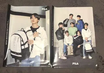 FILA BTS 클리어 파일 2장 세트