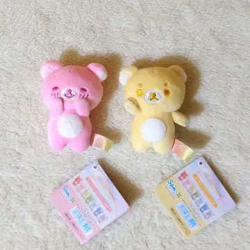 리락쿠마 나나이로 테노리 봉제 인형 비 온 뒤 갬 2세트