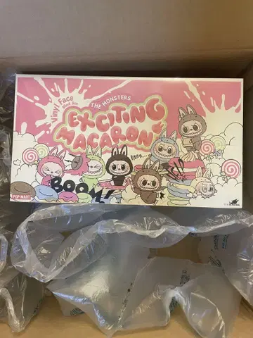 THE MONSTERSExciting Macaron 봉제 인형 수납 박스