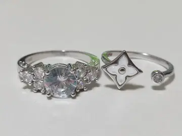 정리품 반지 2개 빈티지 16호 14호