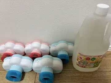 카메라형 버블건 샤봉 5개 세트 (액 포함) 다이소 (구하기 어려움)