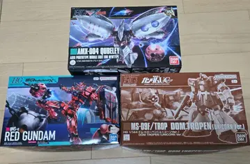 HG 1/144 건담 프라모델 3종 세트