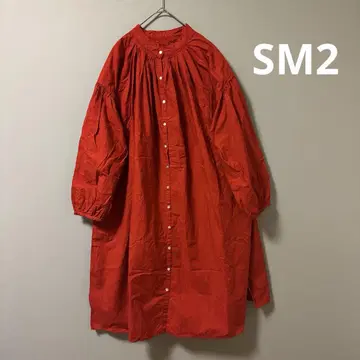사만사 모스2 긴팔 원피스 빨간색