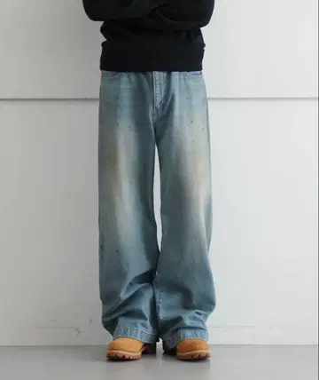 NEONSIGN Loose denim pants