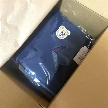 러브러리 올드 테디 와펜 토트백 네이비 정품