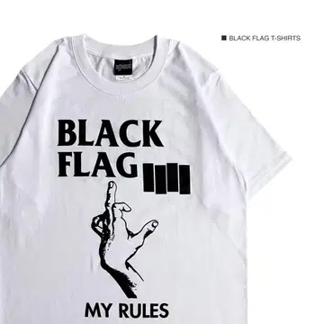 BLACK FLAG 블랙 플래그 XL 반팔 T셔츠 락 밴드T