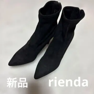 rienda 리엔다 블랙 스웨이드 새상품 L 사이즈 스틸레토 부츠