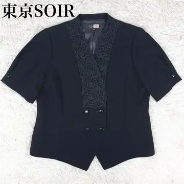 SOIR BENIR 도쿄 소와르 빅 사이즈 자켓 17 블랙 포멀