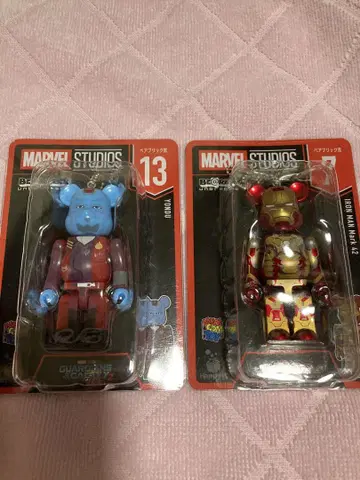 MARVEL Happy 복권 베어브릭상 7번과 13번