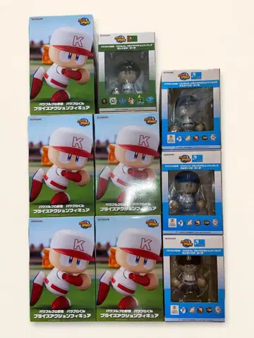 파워프로 군 피규어 전 9체 세트 한신 치바 롯데 니치 함 오릭스