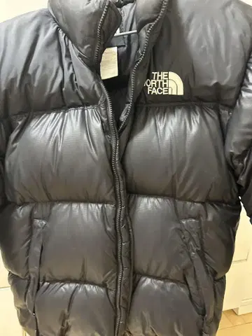 THE NORTH FACE 다운 자켓 L 블랙 센터 로고