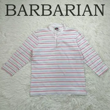 BARBARIAN 바바리 라거 셔츠 티셔츠 여성용 화이트