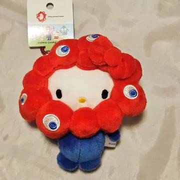 [택 포함 새상품] 만박 산리오  카라비너 봉제 인형 키티