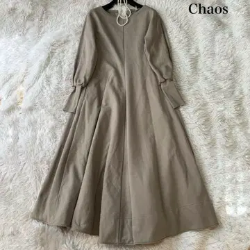 Chaos 속기모 맨투맨 플레어 롱 원피스 프리 정가 41,000원