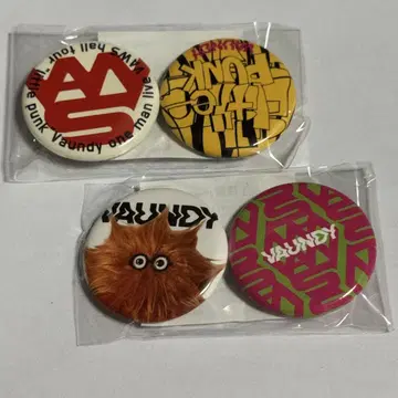 Vaundy 캡슐 토이 가챠 미니 캔뱃지 2세트