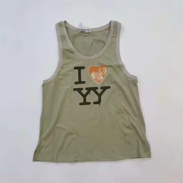 I YY 탱크탑 올리브 그린 M 사이즈