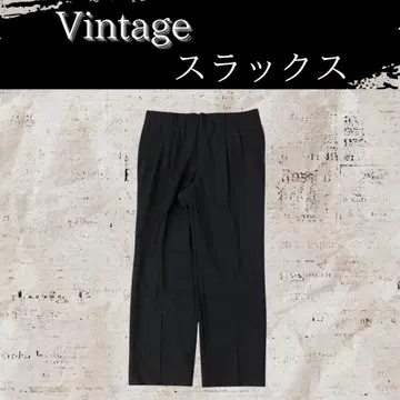 [ 00's vintage ] 슬랙스 다크 그레이