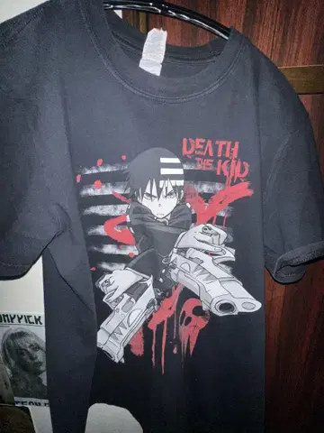 DEATH THE KID 티셔츠 블랙