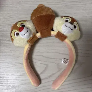 해외 디즈니 커스텀 머리띠 칩과 데일 동동이
