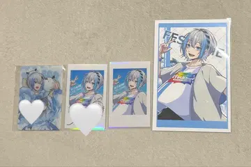 실버나 페스티벌 키메 아크릴 카드 폴라로이드 엽서 사인