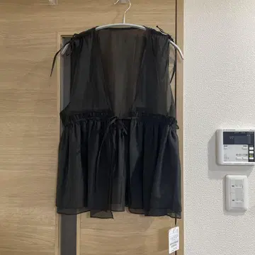FREAK'S STORE 새상품 샤이니 오간자 베스트 / 시어 베스트