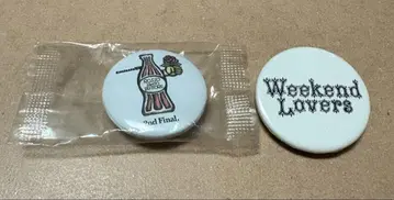 ROSSO 치바유스케 캔뱃지 weekend lovers 테루이 토시유키