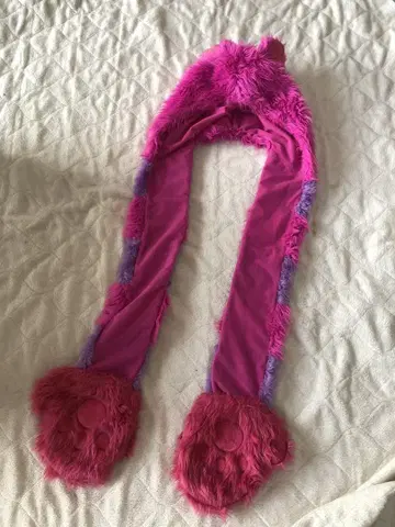 디즈니 체셔 고양이 팬캡 머플러