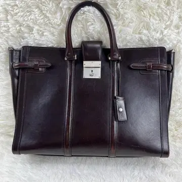 새상품급 만소 일점물 2way 브라이들 가죽 A4 수납