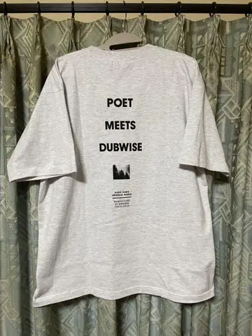 새상품 POET MEETS DUBWISE 셔츠 XL 애쉬 그레이