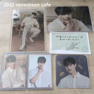 SEVENTEEN 세븐틴 세부치 카페 2022 엽서 트레이딩 카드 준