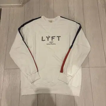 LYFT 화이트 맨투맨 M 사이즈
