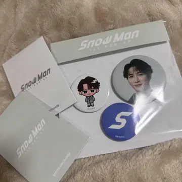 Snow Man 와타나베 쇼타 한국 서울 팝업 트레이딩 카드 캔뱃지 세트