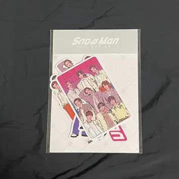 Snow Man 팝업 POPUP 한국 스티커