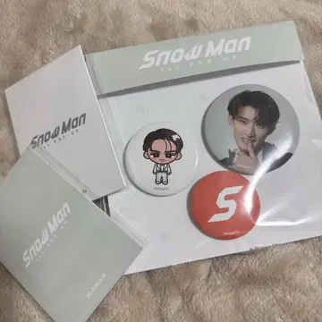 Snow Man 무카이 코지 한국 서울 팝업 트레이딩 카드 캔뱃지 세트