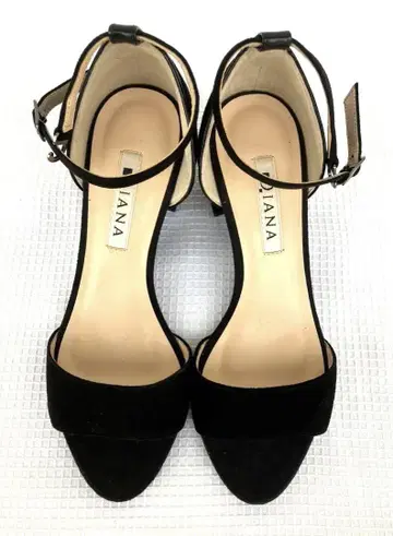 DIANA 앵클 스트랩 샌들 블랙 21.5cm
