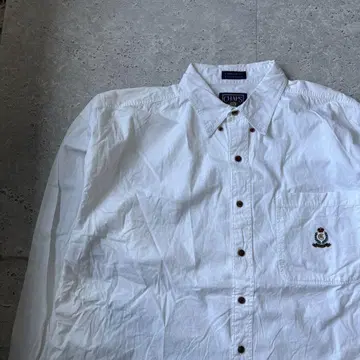 CHAPS CHAPS 긴팔 셔츠 버튼 다운 화이트 XL 화이트