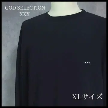 GOD SELECTION XXX 맨투맨 러버 박스 로고 XL 사이즈