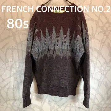 FRENCH CONNECTION NO.2 80s 니트 스웨터 R