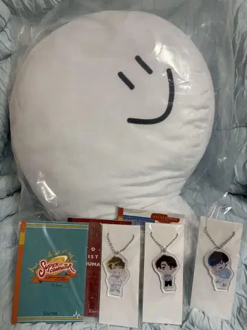 QuizKnock 로손 콜라보 아크릴 키링 쿠션 후쿠라P 이자와 스가이