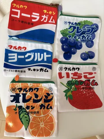 마루카와 풍선껌 파우치 가챠 풀컴프 세트