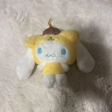 시나몬 롤 폼폼푸딩 봉제 인형 키링