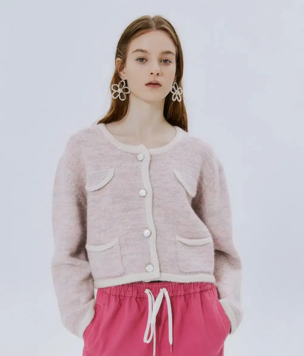 Margarin Fingers Women&#x27;s Tweed Knit Cardigan